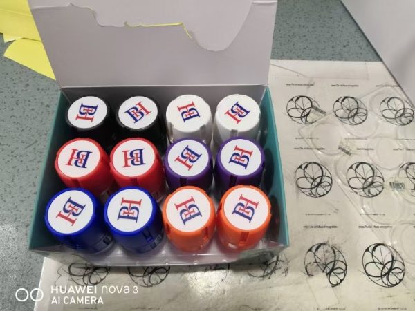 Jar Glass mixed with Logo sticker - Image 2